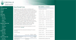 Desktop Screenshot of emeraldmutualfunds.com