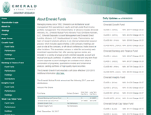 Tablet Screenshot of emeraldmutualfunds.com